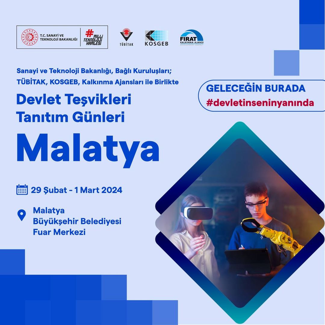 Malatya'da Genç Girişimciler için Devlet Teşvikleri Tanıtım Günleri Etkinliği