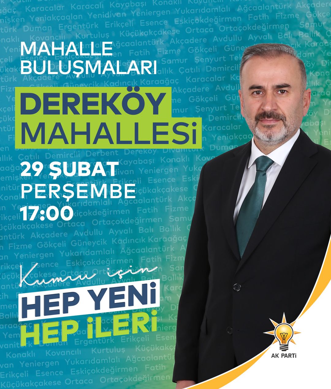 Kumru Belediye Başkanı, Dereköy Mahallesi'ne ziyaret gerçekleştirecek