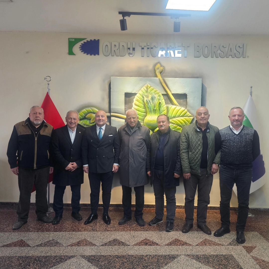 İYİ Parti Kabadüz İlçesi Adayı Mustafa Kemal Baş, Ordu Ticaret Borsası'nı ziyaret etti