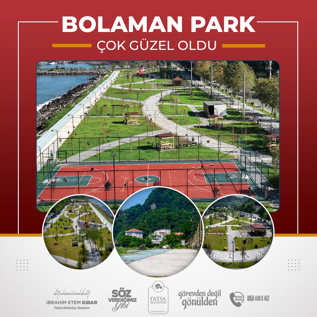 Ordu, Bolaman Park projesiyle sosyal yaşama yeşil bir dokunuş yapıyor!