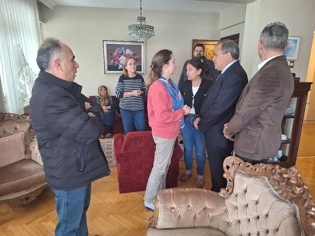Ordu Milletvekili Seyit Torun, Şahinde Kadıoğlu'nun ailesine taziye ziyaretinde bulundu.