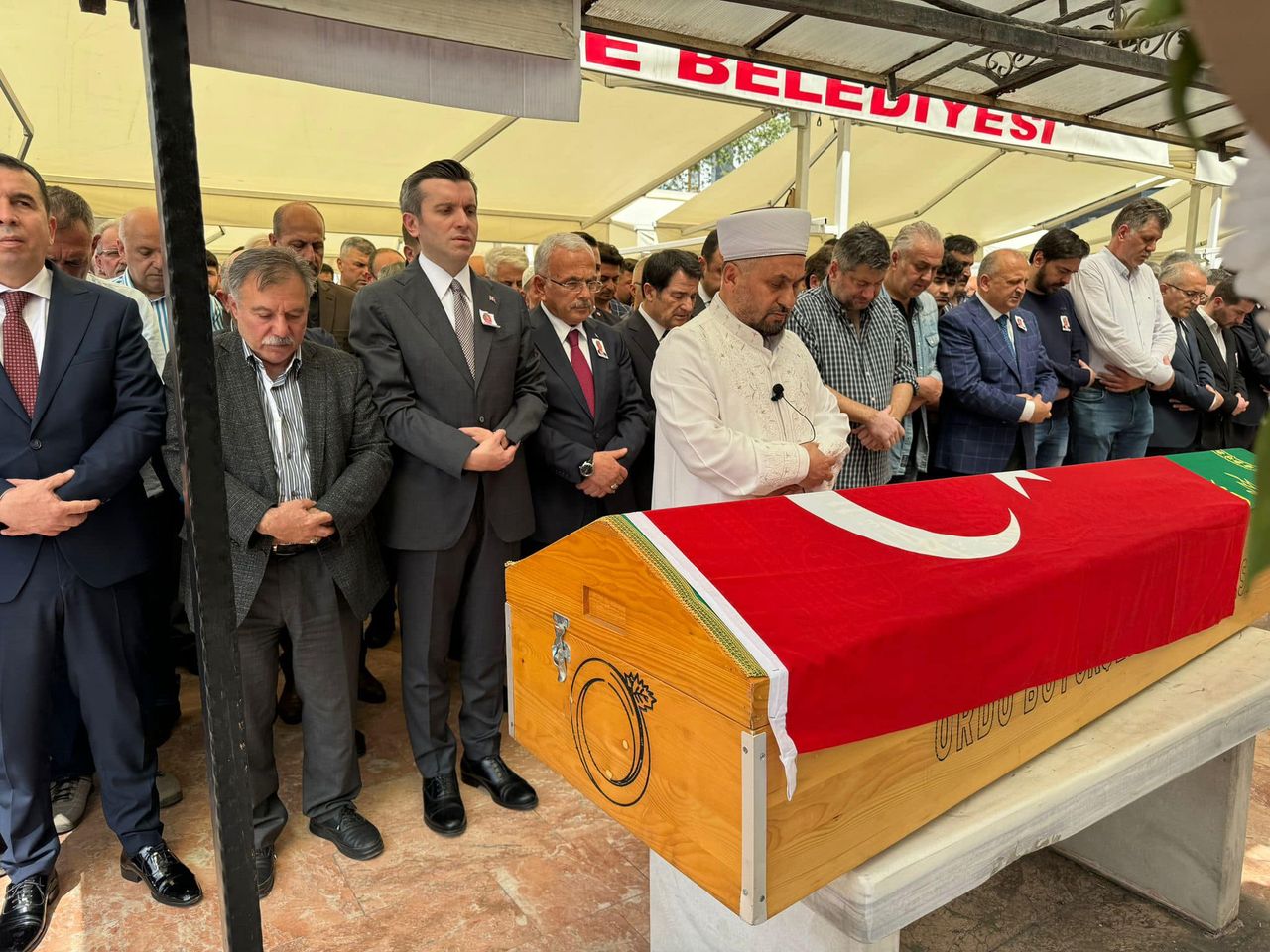 Ünye'de Tanınmış Kişi Ahmet Erkan Birben İçin Cenaze Töreni Düzenlendi